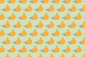 pattern background with oranges fruit vector