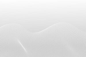 abstract light gray wave background with a white line vector