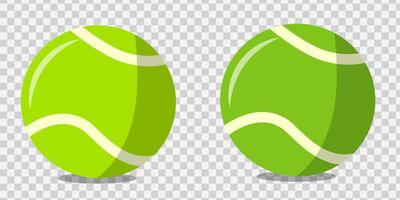 tennis ball icon with green color vector