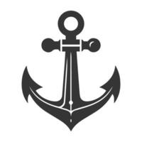 An anchor icon on a white background vector