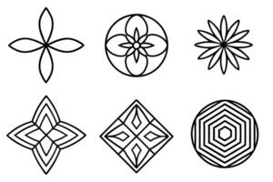 Patterns and Textures Line Art Illustration Creative Designs Guide vector
