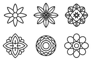Patterns and Textures Line Art Illustration Concepts Styles Examples vector