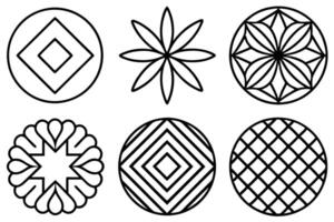 Easter egg coloring pages vector