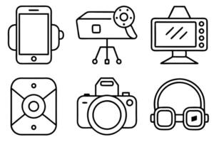 Tech and Gadgets Art Artistic Line Art Illustration Techniques vector