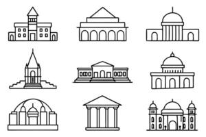 Architectural Sketches Line Art Advanced Drawing Techniques vector