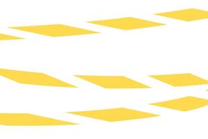 Yellow tape marking a restricted area at a construction site during daylight hours. vector