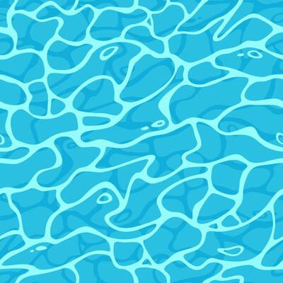 Abstract Blue Water Ripple Pattern