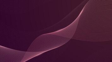 red wave line modern background vector