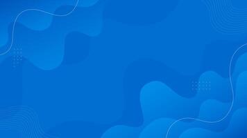 abstract blue modern fluid gradient background vector