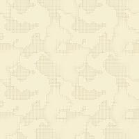 Old paper, manuscript page. Halftone square shape seamless camouflage texture. Ancient papyrus map. Vintage beige and sand brown colors background. Digital camo wallpaper vector
