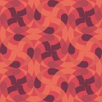 Round abstract geometric pattern and background. Seamless texture retro memphis style, fashion 80-90s. wrapper, wrapping vector