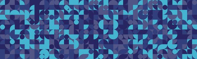 Geometric mosaic pattern with creative shapes and minimal style. Perfect for modern posters, seamless backgrounds, or textile prints. vector