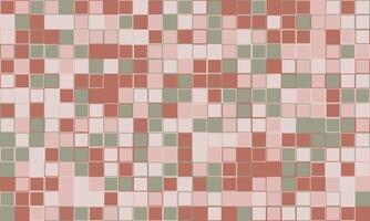 Elegant mosaic tile pattern with vibrant colours. Perfect for textile, decorative covers, or modern graphic design with structured and symmetrical appeal. vector