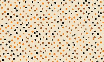 Seamless dotted pattern with colorful circles, ideal for textile fabrics, wallpaper, or abstract backgrounds. A trendy geometric design for creative decor. vector