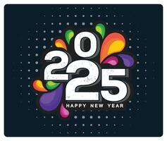 New Year's celebration with fireworks. vector