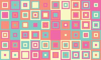Geometric grid pattern with textured cubes and bright colours. Great for trendy, minimal designs, fabric prints, or background decor. vector