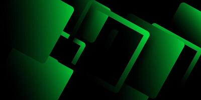 Abstract bright green overlapping square background template with green paper cut shadow. Eps10 vector