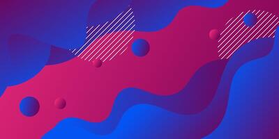 Modern abstract fluid background with blue and purple wave design. eps10 vector