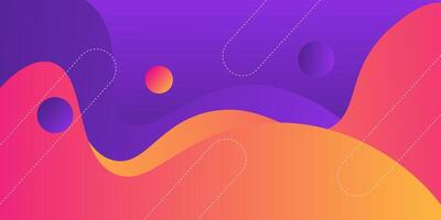 Minimal bright colored abstract background with purple wave design for banner cover, book flayer and other graphic design elements. Eps10 vector