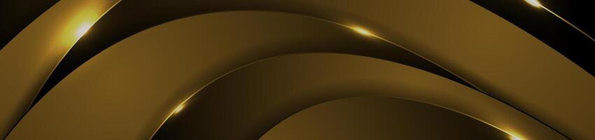 Dark bronze abstract background with neon laser lines vector