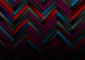 Dark abstract geometric tech background vector