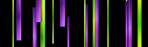 Violet and green stripes geometric tech abstract background vector
