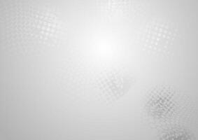 Grey grunge halftones abstract textural background vector