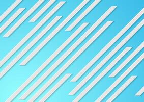 Grey paper stripes geometric tech abstract background vector