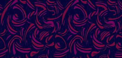 Burgundy seamless pattern with abstract organic shapes. hand drawn bold curved shape and wavy lines. Contemporary minimalist print. Plain dynamic geometric ornament vector
