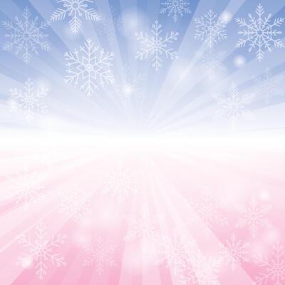 Christmas background with white snowflakes