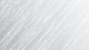 Abstract light lines of particles on a clean white-gray background. Big data flow, network connection visualization. seamless loop video
