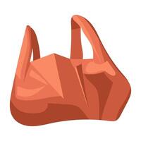Plastic Bag with Item vector