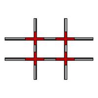 illustration of Rule of Thirds Grid vector