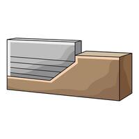 illustration of Check in Counter vector