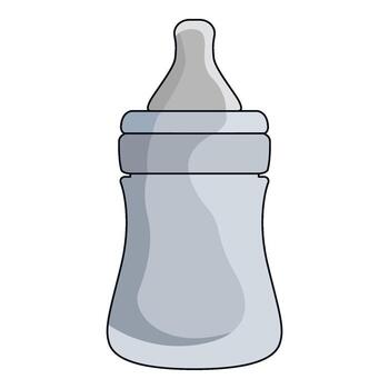ilustración de bebé botella vector