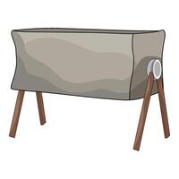 illustration of Baby Crib vector