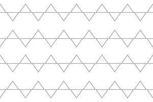 Monochrome seamless triangle pattern, perfect for childrens coloring pages and creative activities. vector