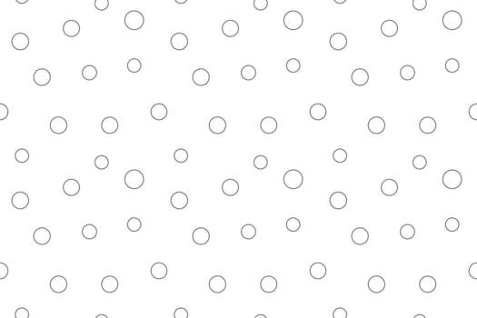Abstract pattern of randomly scattered circles in black and white, ideal for creative or educational coloring. vector