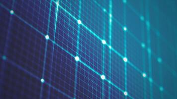Abstract Technology 3d Grid Background video