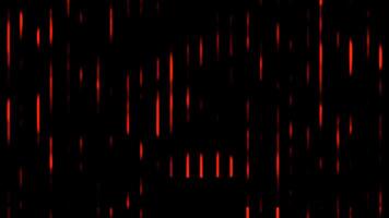 A red and black background with a red line video