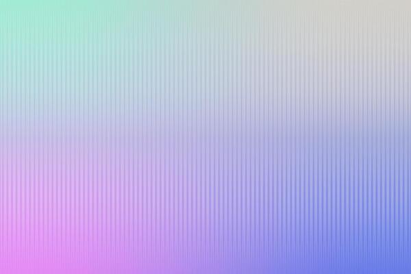 Ribbed blue glass texture banner. Fluted door window close up. Retail display corrugated blurred cloud. Iridescent metal reeded wavy sheet surface. Purple frosted acrylic bath wall.