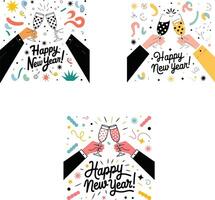 Two glasses of Champagne. Icon for design. Easily editable vector