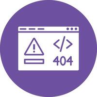 Code Error Illustration Icon vector