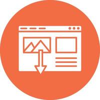 Landing Page Illustration Icon vector