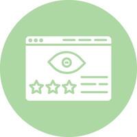 Impression Rate Illustration Icon vector