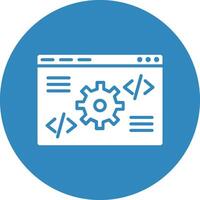 Code Settings Illustration Icon vector