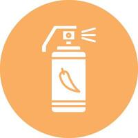Pepper Spray Illustration Icon vector