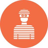 Robber Illustration Icon vector