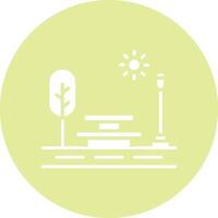 Park Illustration Icon vector