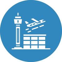 Airport Illustration Icon vector